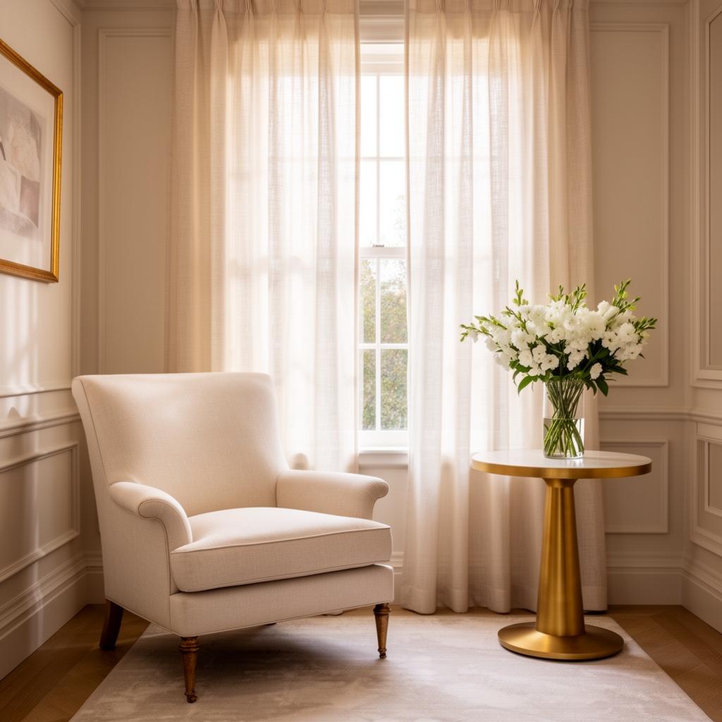 Peaceful home interior